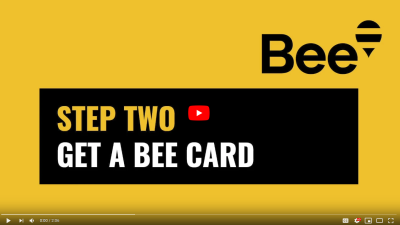 Bee Card – Step 2 – Get a Bee Card